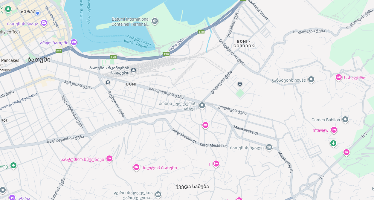 OKTO Group location on Batumi Boulevard